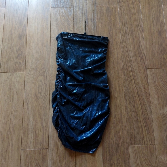 Victoria's Secret Moda International Snake Print Strapless Dress - Picture 1 of 3